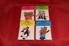 Elefant Seebär Pingo Petzi Anziehpuppen 70er 80er OVP Carlsen retro vintage
