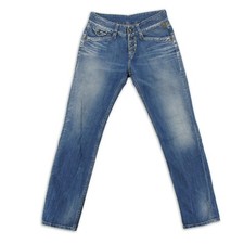 Replay Jeans W29 L32 Blau Damen Hose WV537A Baumwolle Regular Blue Freizeit