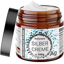 100g Kolloidales Silber Creme Glastiegel Stabil & Effektiv - Optimale Dosis