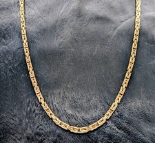 585/14K Gelbgold Königskette