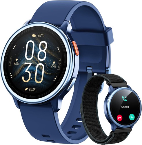 Smartwatch zoll rund mit - smartwatch,