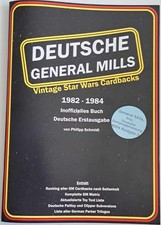Deutsche General Mills Vintage Star Wars Cardback Guide, German Buch, Karte, NEU