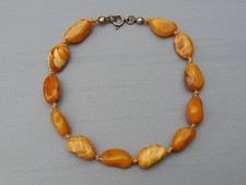 Butterscotch Bernstein Armband 6,52 Gramm Armkette antik Bernsteinschmuck Amber