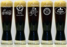 Weizenbierglas Gravur optional Geschenkkiste Geschenk /0,5 l Leonardo Glas