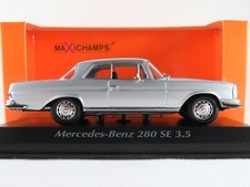 Maxichamps 940 038120 Mercedes-Benz 280 SE 3.5 Coupé (1970) in silbermet. 1:43
