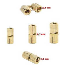 Kreuzscharnier Rund 180°