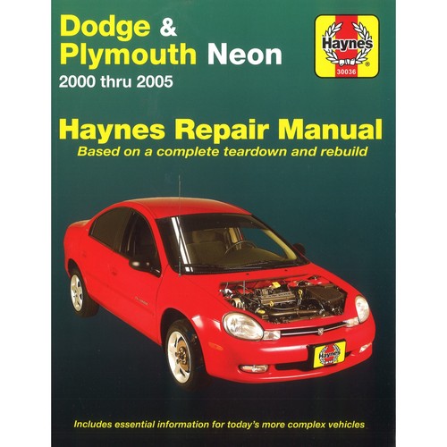 Dodge plymouth neon 2000 - plymouth, 2000-2005