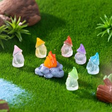 Mini Zwerge Garten Dekoration Leuchtende Figuren für Feengarten Miniaturen