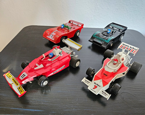 Polistil slotcar konvolut - 4x,