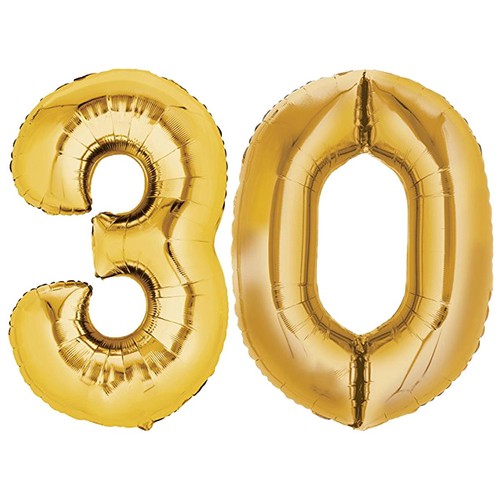 Folienballon gold - folienballon, 80