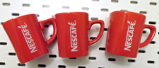 3 Nescafé Espressotassen rot