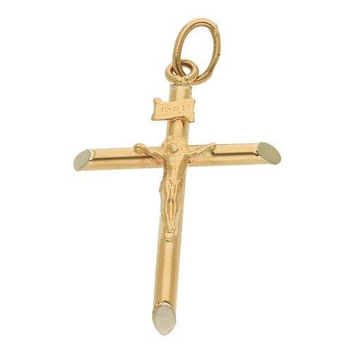 Kreuz anhänger 750 gold - kreuz, 18