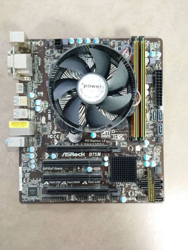 Asrock b75m motherboard - asrock, with