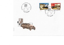 Schweizer Postauto-Motivbriefmarken (100 Jahre Postauto-Linien)