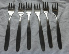 6x Gabel Kuchengabel teils DDR