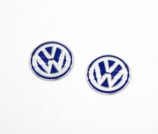 Original VW 2x Emblem blau/weiss für Schlüssel 3B0837891  09Z