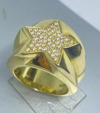 Großer goldring 585 massiv - großer,