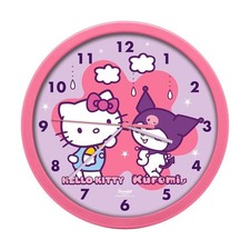 Hello Kitty Friends Wanduhr 25cm Kinderzimmer Uhr Rosa