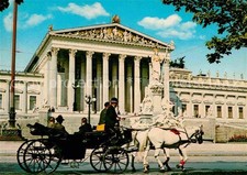 Pferdekutschen Wien Parlament 