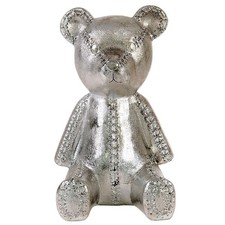Spardose teddy silber - spardose,