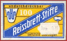 Reißbrettstifte (14) - Schachtel Reißbrettstiften - Marke Gura