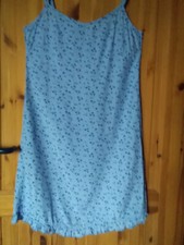 Kleid, Giani Feroti, Gr. M, blau-gemustert, 100 % Viskose