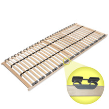 Lattenrost aus Birkenholz 70-90 x 200cm Furnify Lattenrahmen Bettrost Holzlatten