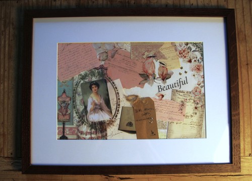 Unikat collage art beautiful - art, "beautiful"