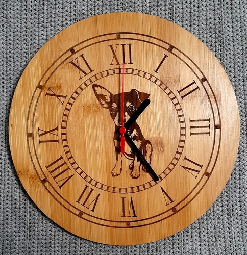 Wanduhr holz bambuk - , 25