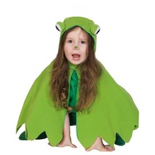 Grüner Frosch Poncho mit
