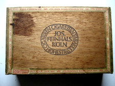 Original Zigarren Kiste Holz Jos. Feinhals Köln gegr. 1861- leer - alt - Vintage