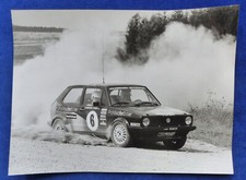 V106) Volkswagen Motorsport VW Golf I Rallye - Pressefoto press photo 80er