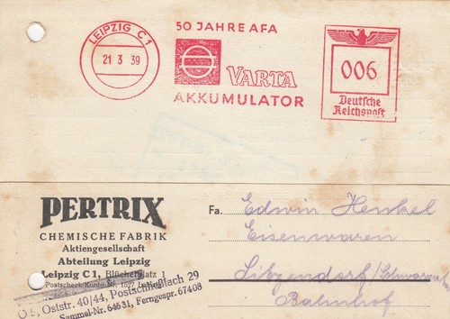 Leipzig postkarte 1939 - leipzig,,