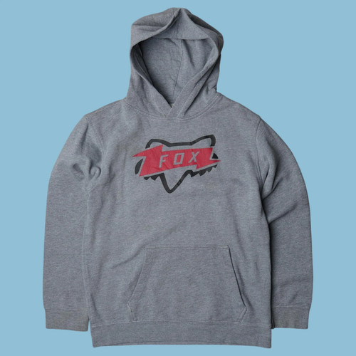 Vintage fox racing hoodie s - hoodie,