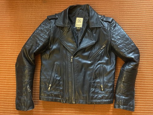 Bikerlederjacke echtleder - bikerlederjacke, gr