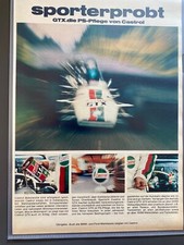 Castrol GTX VW Formel V Vau Original 1973 Vintage Advert Werbung Reklame