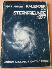 Kalender für Sternfreunde 1977/ von Paul Ahnert