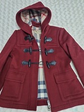 Damen Burberry Woll Dufflecoat