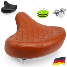Fahrrad Retro Sattel Wide Big Bum Komfort PUleder Wasserdichtes Sportliches Sitz