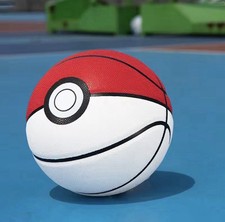 Basketball Ball White Red