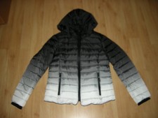 Modische waschbare Kapuzen-Steppjacke Gr. XL "Rock Angel" mit Ärmelbündchen