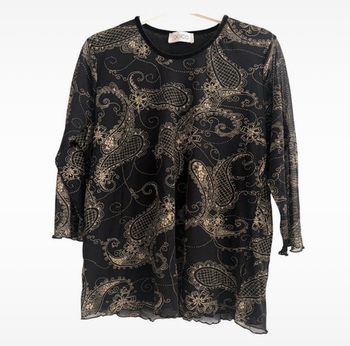 Gelco mesh bluse tunika - mesh,