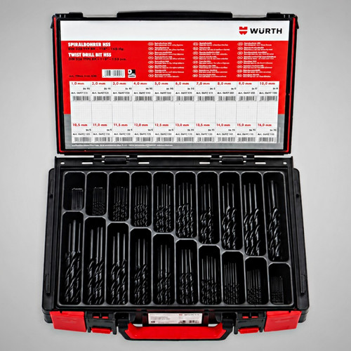 Würth spiralbohrer set - spiralbohrer-set, hss
