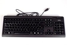 Fujitsu KB410 C USB QWERTZ Deutsche Tastatur German Keyboard Schwarz