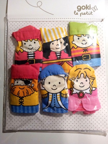 Fingerpuppen piraten 6 stck - 6,