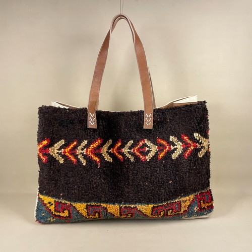 Vintage teppich tasche groß - vintage,
