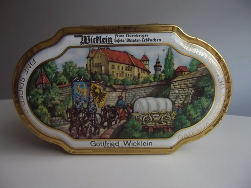 Alte lebkuchendose - ,