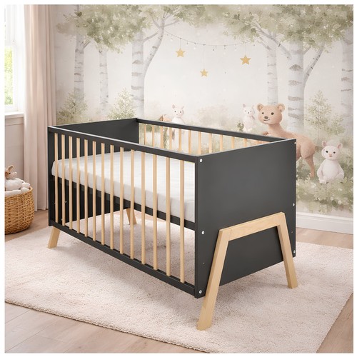 Babybett kinderbett juna - babybett,