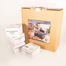 Druckluft Nagelpistole MCN 80 Starter-XXL Set Inklusive Munition Schutzbrille&ÖL