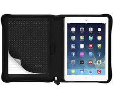 Pennybridge A5 iPad Air Lederhülle Notizblock Mappe Aktentasche Hülle | Black